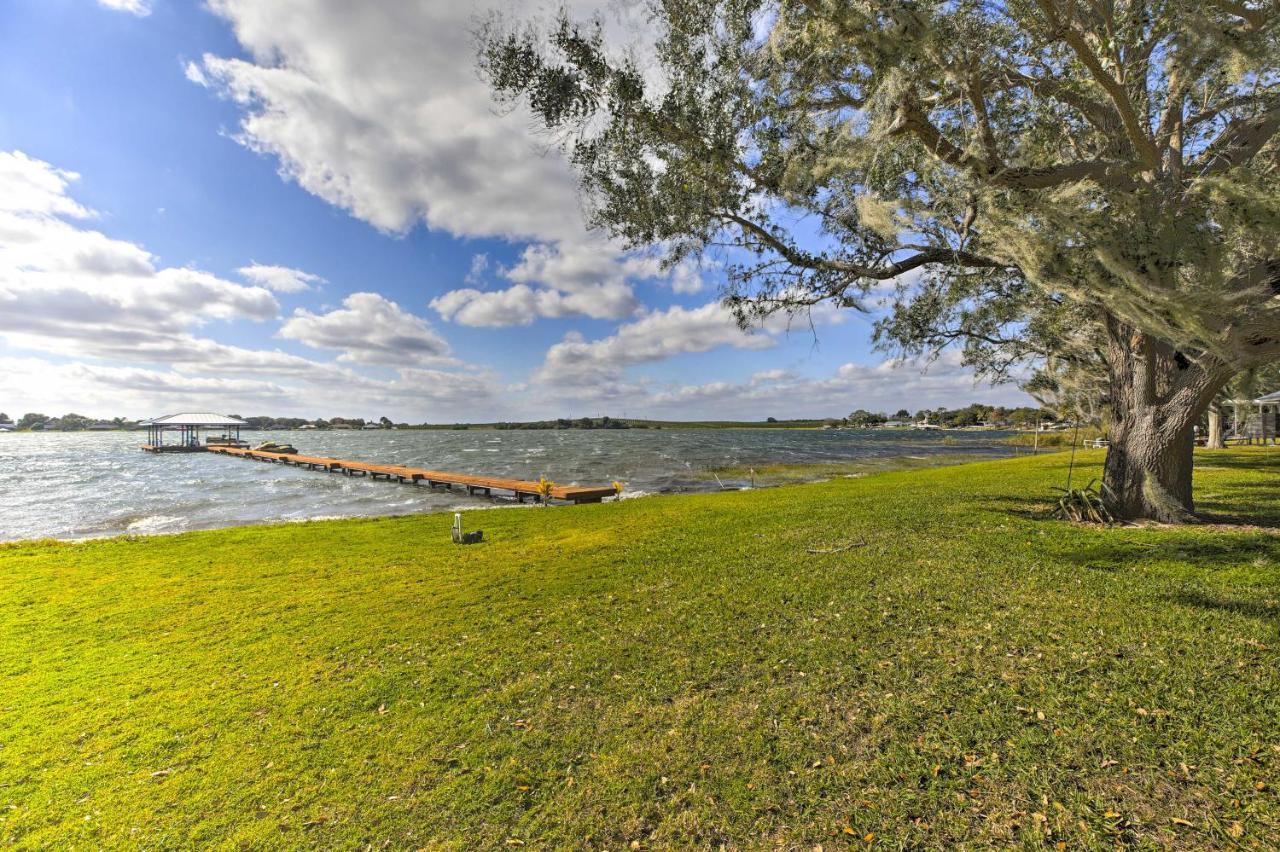 Waterfront Lake Placid Home With Dock And Fire Pit 外观 照片