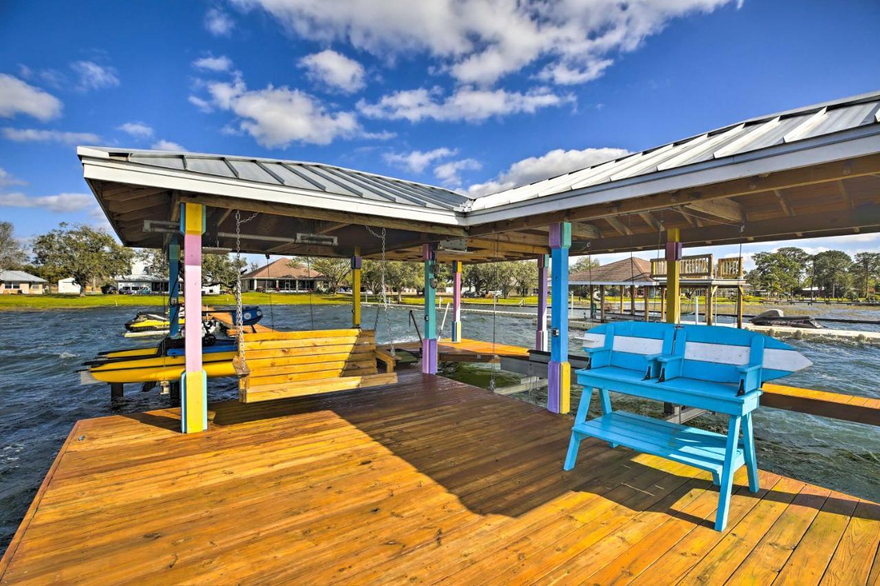 Waterfront Lake Placid Home With Dock And Fire Pit 外观 照片