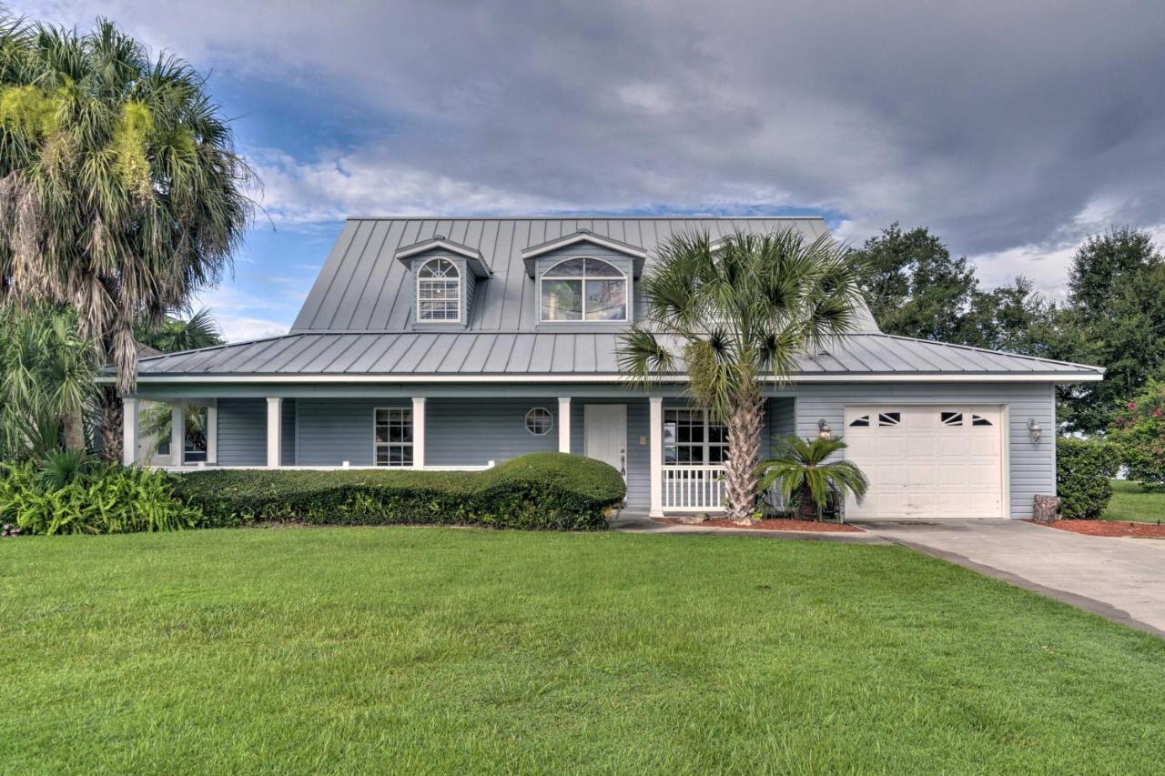 Waterfront Lake Placid Home With Dock And Fire Pit 外观 照片